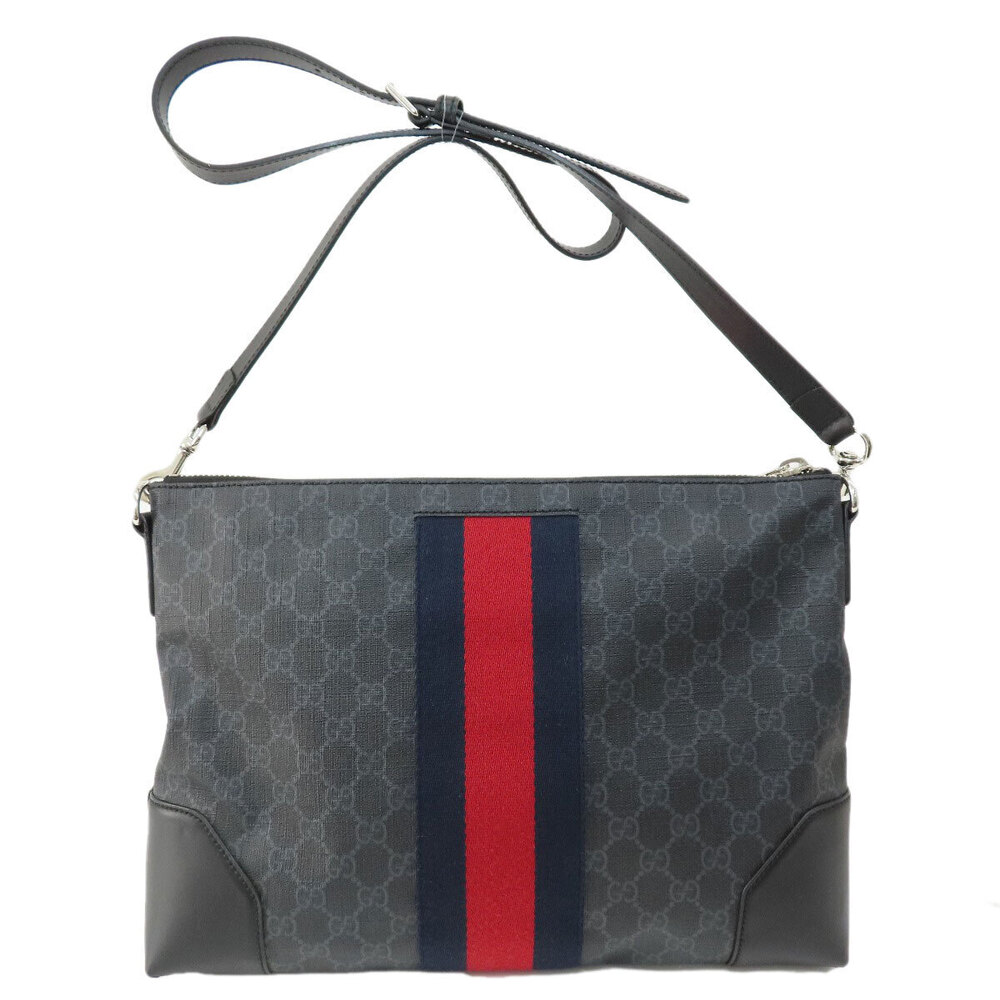 Gucci Supreme GG Messenger Bag Shoulder Black